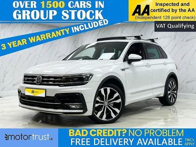 White Used 2017 VW Tiguan R-line SUV | £20,295 (Fair price)