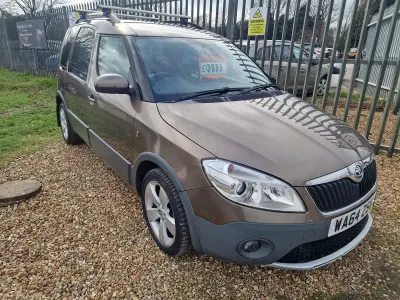 Used Skoda Roomster 105 HP (77 kW) 2014 Brown MPV