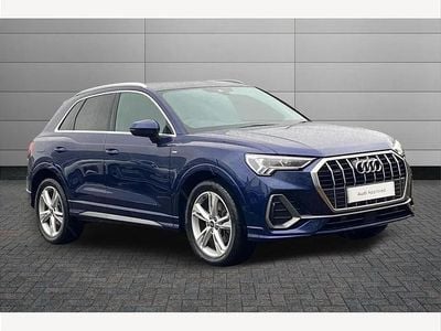 Blue Used 2022 Audi Q3 S-Line SUV | £27,295 (Fair price)