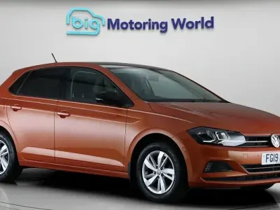Used VW Polo SE 95 HP (69 kW) 2019 Orange Hatchback