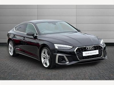 Used Audi A5 Sportback S-Line 163 HP (119 kW) 2022 Black Hatchback