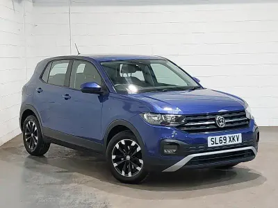 Used VW T-Cross S 95 HP (69 kW) 2019 Blue SUV