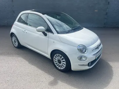 Used Fiat 500 Lounge 69 HP (50 kW) 2019 White Hatchback
