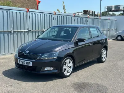 Used Skoda Fabia Drive 75 HP (55 kW) 2016 Black Hatchback