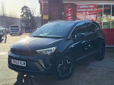 Used Vauxhall Crossland Ultimate 130 HP (95 kW) 2022 Black SUV