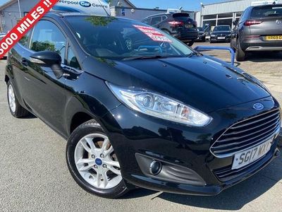 Black Used 2017 Ford Fiesta Zetec Hatchback | £6,977 (Fair price)