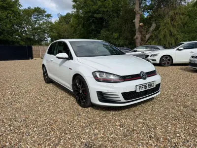 Used VW Golf VII GTI 2016 White Hatchback