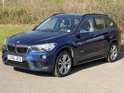 Used BMW X1 Sport Line 192 HP (141 kW) 2016 Blue SUV