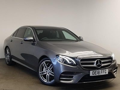 Used Mercedes E220 AMG line 194 HP (142 kW) 2018 Grey Sedan