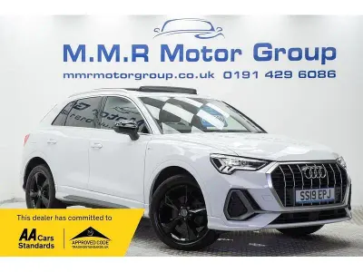 Used Audi Q3 S-Line 150 HP (110 kW) 2019 White SUV
