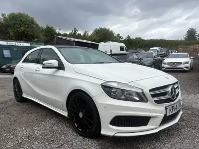 Used Mercedes A180 AMG 109 HP (80 kW) 2014 White Hatchback