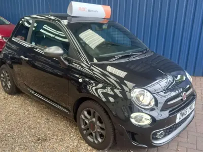 Used Fiat 500 S 85 HP (62 kW) 2019 Black Hatchback