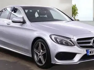 Used Mercedes C250 AMG Line Premium Plus 204 HP (150 kW) 2016 Silver Sedan