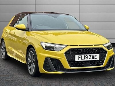 Yellow Used 2019 Audi A1 S-Line Hatchback | £16,359 (Fair price)