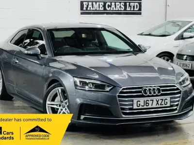 Used Audi A5 S-Line 190 HP (139 kW) 2017 Grey Coupe