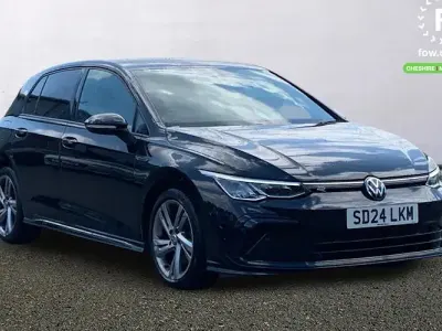 Used VW Golf VIII R-line 150 HP (110 kW) 2024 Black Hatchback