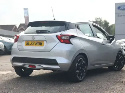 Used Nissan Micra Acenta 92 HP (67 kW) 2022 Silver Hatchback