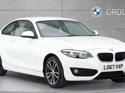 Used BMW 218 Sport Line 150 HP (110 kW) 2017 White Coupe