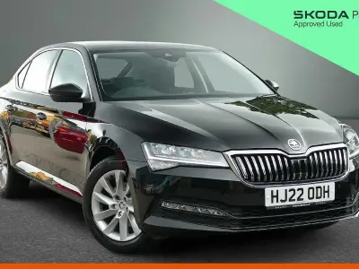 Used Skoda Superb SE 150 HP (110 kW) 2022 Black Hatchback