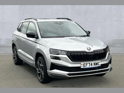 Used Skoda Karoq SportLine 147 HP (108 kW) 2024 Silver SUV