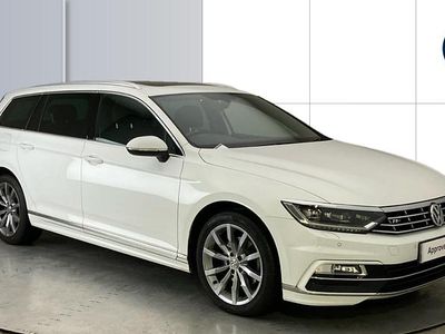 White Used 2018 VW Passat R-line Estate | £16,919 (Fair price)