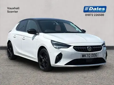 Used Vauxhall Corsa Elite 99 HP (72 kW) 2020 White Hatchback
