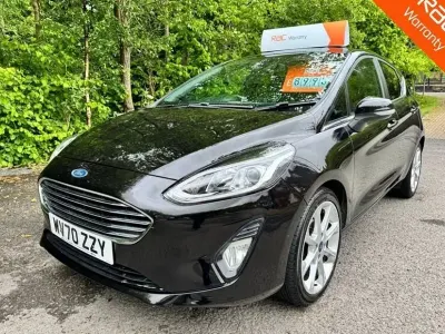 Begagnad Ford Fiesta Titanium X 125 HK (91 kW) 2020 Svart Halvkombi