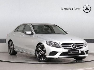 Used Mercedes C200 AMG line 184 HP (135 kW) 2020 Silver Coupe