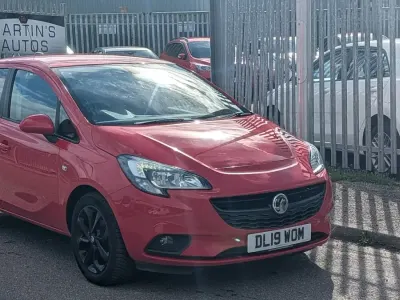 Used Vauxhall Corsa 75 HP (55 kW) 2019 Red Hatchback