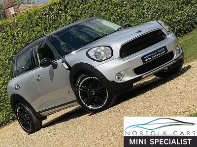 Used Mini Cooper D Countryman 112 HP (82 kW) 2015 Crystal silver SUV