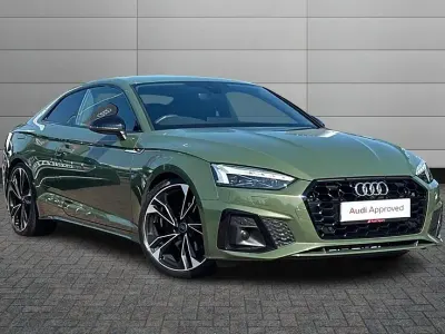 Used Audi A5 Comfort 190 HP (139 kW) 2021 District green Coupe