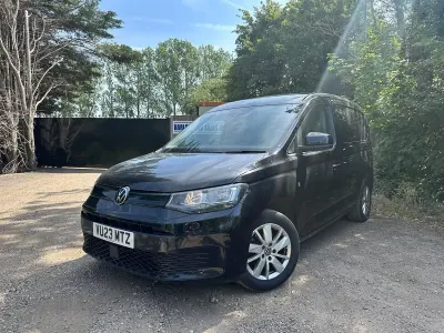 Used VW Caddy Pro 102 HP (75 kW) 2023 Black MPV