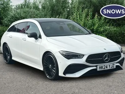 Used Mercedes CLA180 Shooting Brake AMG line 136 HP (100 kW) 2024 White Estate