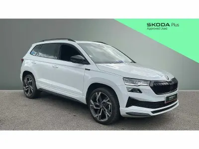 Used Skoda Karoq SportLine 150 HP (110 kW) 2025 White SUV