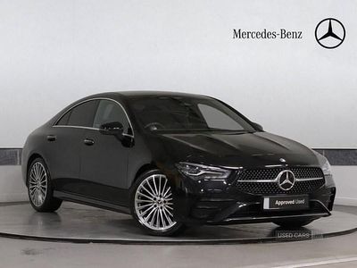 Black Used 2025 Mercedes CLA180 AMG Line Premium Sedan | £30,495 (Expensive)