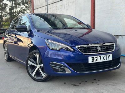 Used Peugeot 308 GT-line 2017 Blue Hatchback
