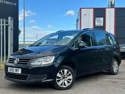 Used VW Sharan SE 140 HP (102 kW) 2015 Black MPV