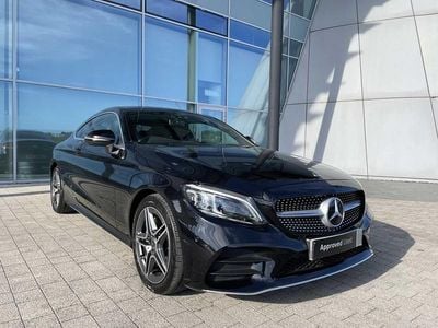 Begagnad Mercedes C220 AMG line 194 HK (142 kW) 2023 Svart Sportkupé