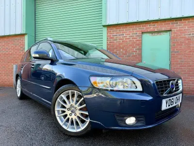 Used Volvo V50 SE Lux 115 HP (84 kW) 2012 Blue Estate