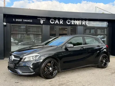 Begagnad Mercedes A180 AMG line 2016 Svart Halvkombi