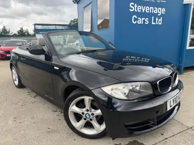 Begagnad BMW 118 Cabriolet Sport Line 2010 Svart Cab