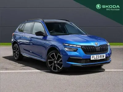 Used Skoda Kamiq Monte Carlo 115 HP (84 kW) 2023 Blue SUV