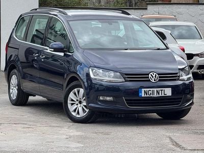 Used VW Sharan SE 140 HP (102 kW) 2011 Blue MPV