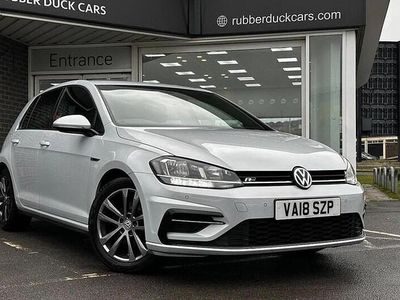 Silver Used 2018 VW Golf VII R-line Hatchback | £13,675 (Fair price)