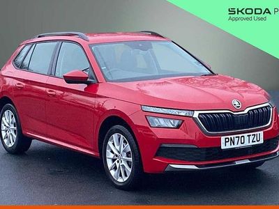 Used Skoda Kamiq SE 85 HP (62 kW) 2020 Velvet red metallic SUV