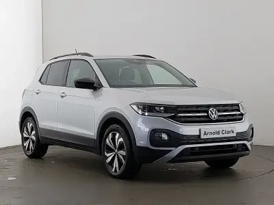 Used VW T-Cross Black Edition 110 HP (80 kW) 2024 Silver SUV