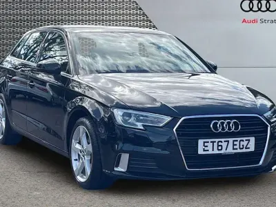 Used Audi A3 Sportback Sport 150 HP (110 kW) 2018 Black Hatchback