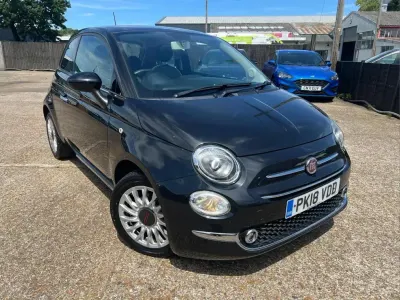 Used Fiat 500 Lounge 69 HP (50 kW) 2018 Black Hatchback