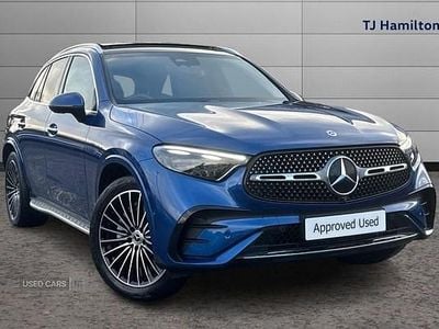 Blue Used 2023 Mercedes GLC300e AMG Line Premium Plus Estate | £36,950 (Expensive)