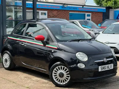 Used Fiat 500 Pop 69 HP (50 kW) 2012 Black Hatchback